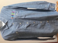 JESPY Shop JESPY Chambray Blue Long-Sleeve Shirt