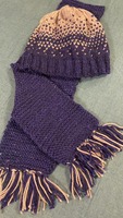 JESPY Shop Knitted Hat and Scarf Set